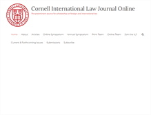 Tablet Screenshot of cornellilj.org